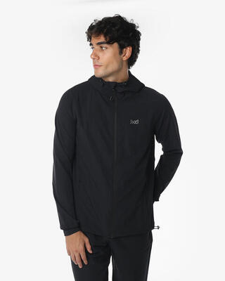 Schwarzes Fitness-Sweatshirt aus Synthetik für Herren