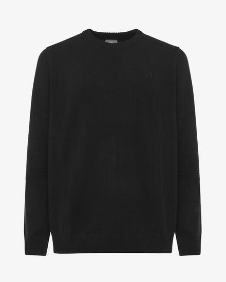 Schwarzes Fitness-Sweatshirt aus Synthetik für Herren