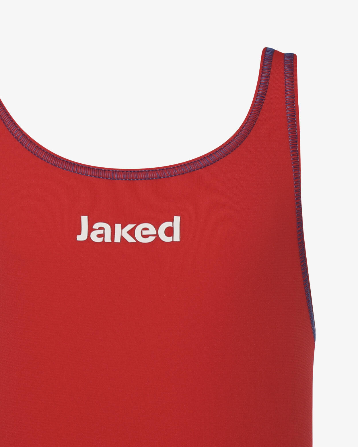 Traje de baño sintético rojo y azul para niñas 2/4