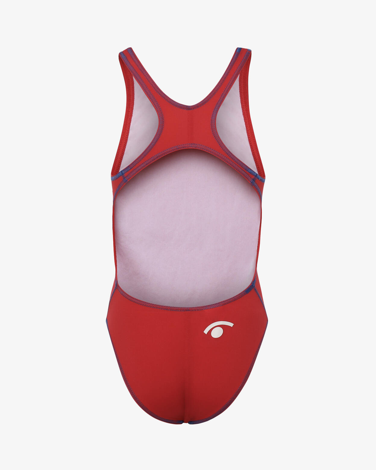 Traje de baño sintético rojo y azul para niñas 3/4