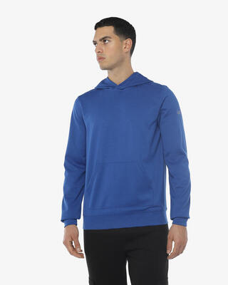 Hellgelbes Fitness-Sweatshirt aus Synthetik für Herren