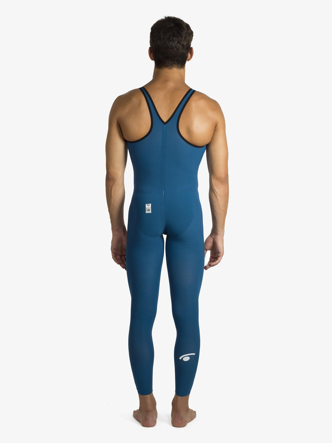 Maillot de baño sintético azul océano para hombre 2/4