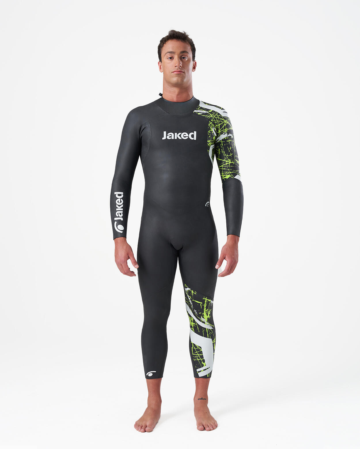 JAKED Jaked Mens FFWW Wetsuit - Black / Green