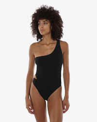 maillot de bain synthétique noir pour femme