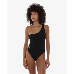 maillot de bain synthétique noir pour femme