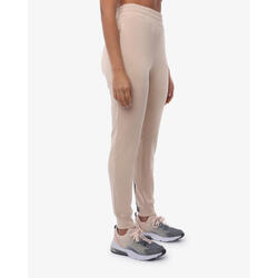 pantalon de fitness synthétique écru pour femme