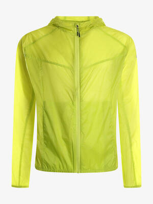 Hellblaue Synthetik-Fitnessjacke für Herren