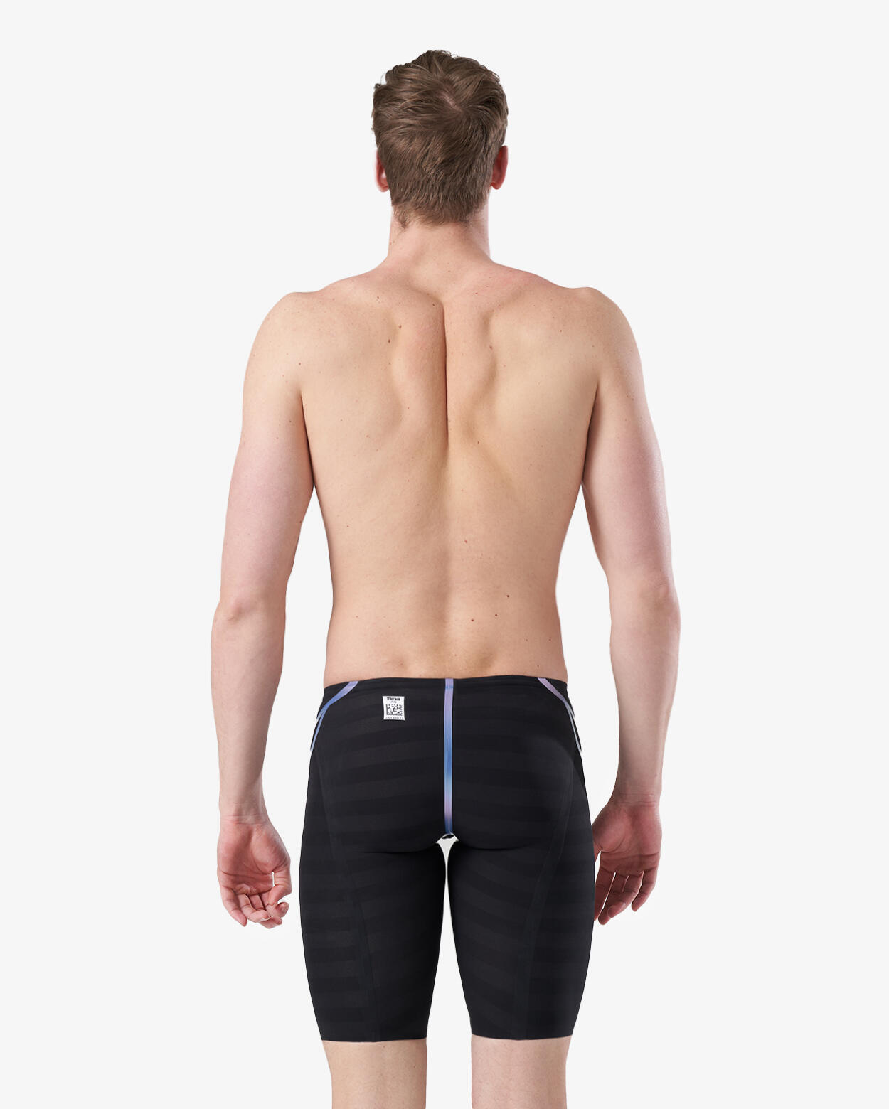 Maillot de bain synthétique noir pour homme 5/5