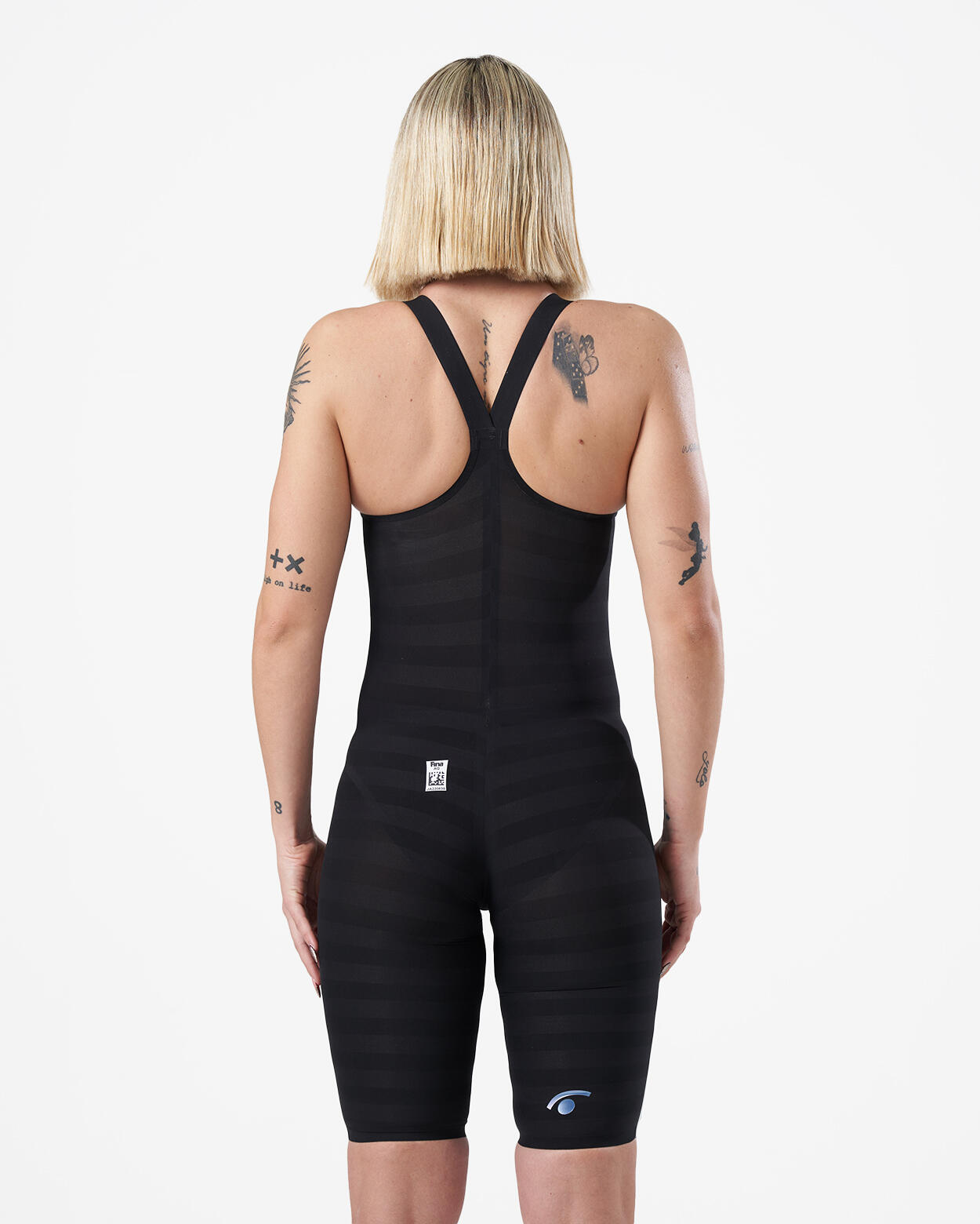 Traje de baño sintético negro para mujer 2/5