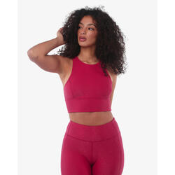 Débardeur de fitness synthétique bleu marine pour femme