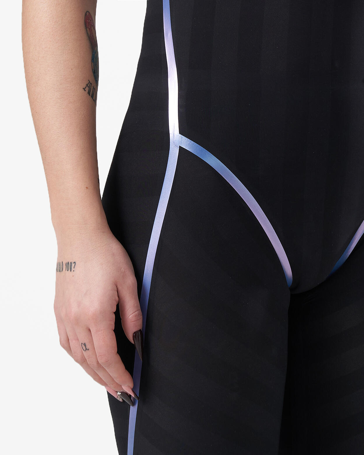 Traje de baño sintético negro para mujer 3/5