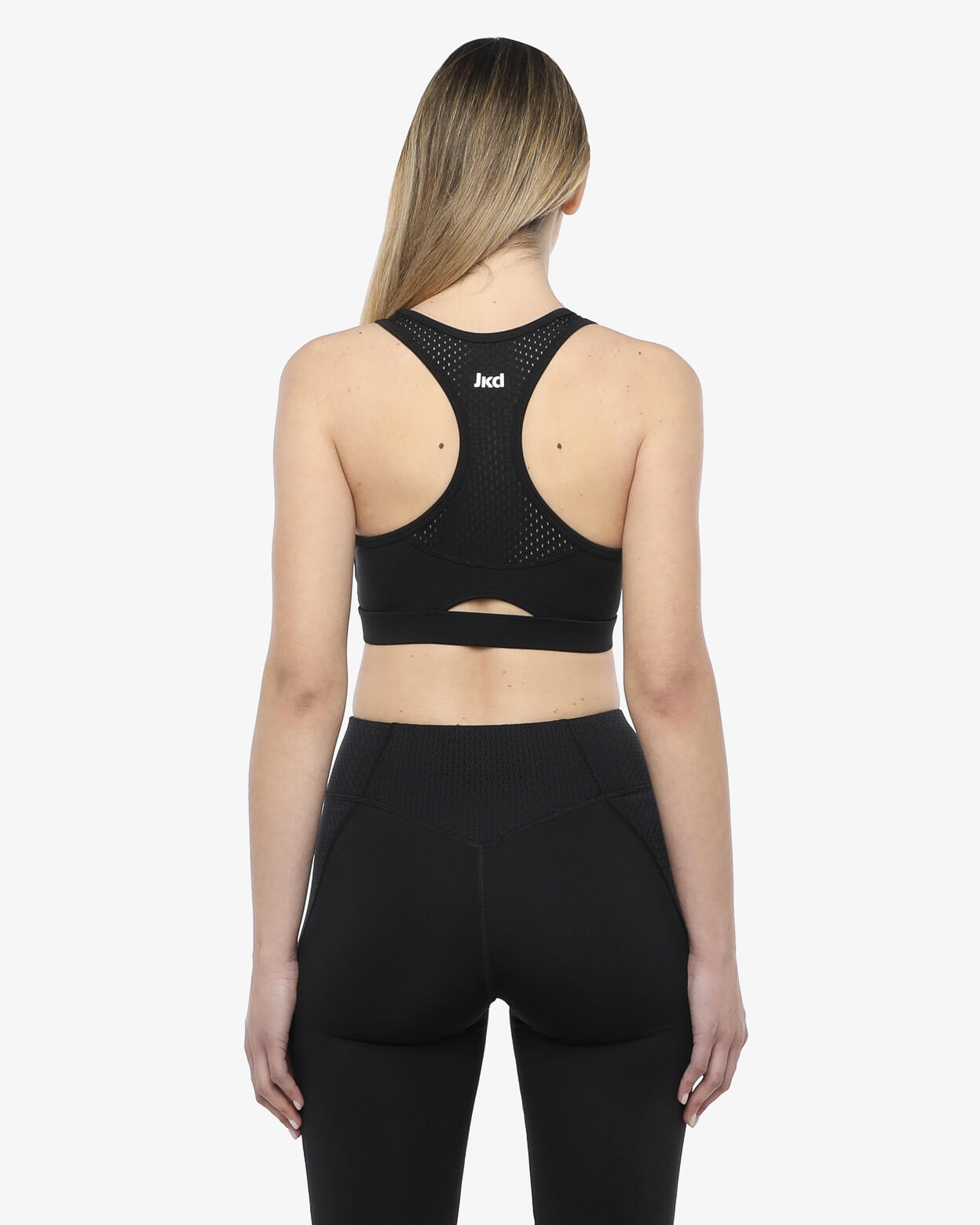canotta  nero da donna in mat. sintetico da fitness 2/5