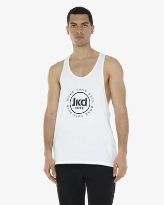 Zwarte synthetische fitness tanktop voor heren