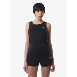 Débardeur de fitness synthétique noir pour femme