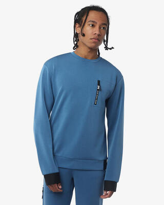 Grünes Fitness-Sweatshirt aus Synthetik für Herren