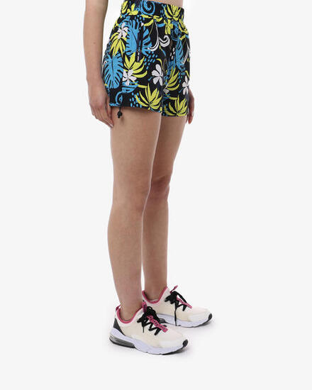 Maillot de bain fitness synthétique noir et multicolore pour femme