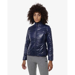 Veste de fitness synthétique bleu marine pour femme