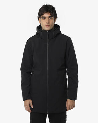 Marineblaue synthetische Fitnessjacke für Herren