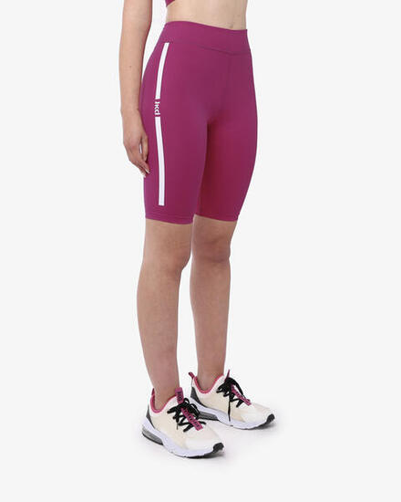 Short de fitness synthétique fuchsia pour femme
