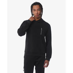 Sweat-shirt de fitness synthétique noir pour homme