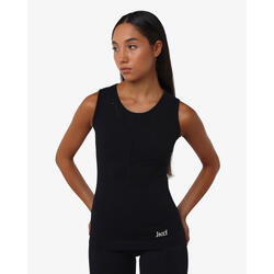 Débardeur femme terracotta en matière synthétique pour le fitness