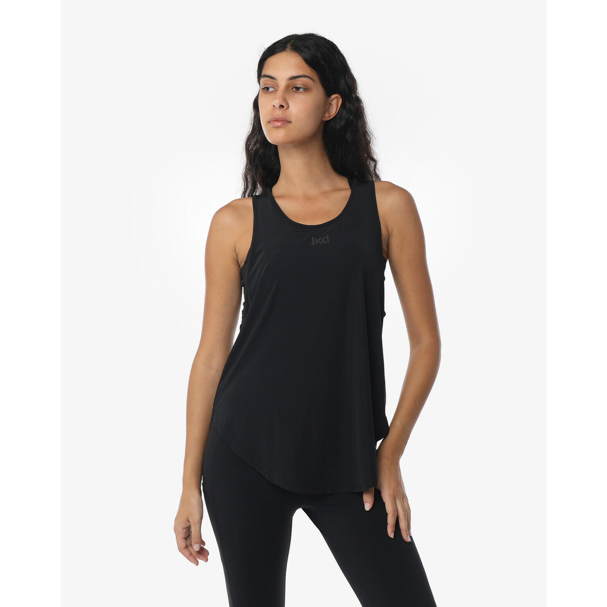 Jaked - Débardeur De Fitness Synthétique Noir Pour Femme - Top - Noir - 48 Xl - Decathlon
