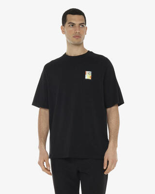 Wit synthetisch fitness-t-shirt voor heren