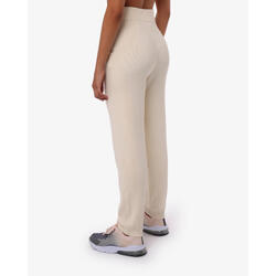 Pantalon de fitness synthétique rose antique pour femme