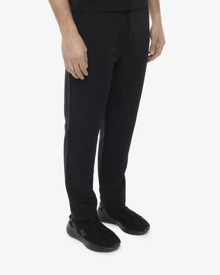 Heren donkere salie synthetische fitnessbroek