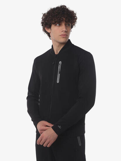 Kreide-Sweatshirt für Herren aus synthetischem Material für Fitness