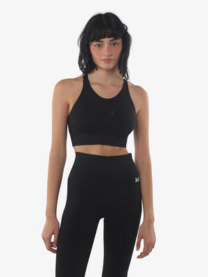 Terracotta tanktop voor dames in synthetisch materiaal voor fitness