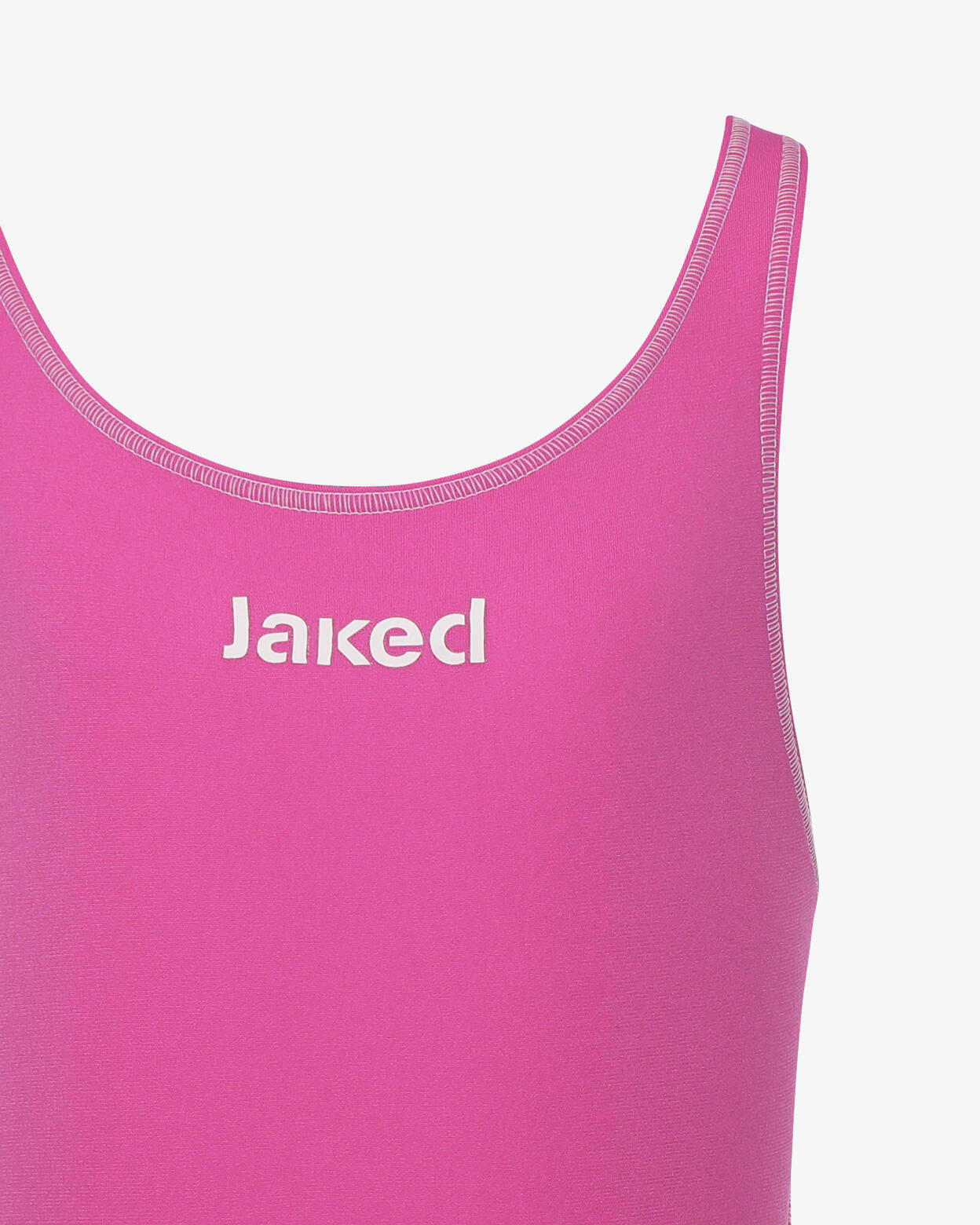Maillot de bain synthétique fuchsia et blanc pour fille 2/4