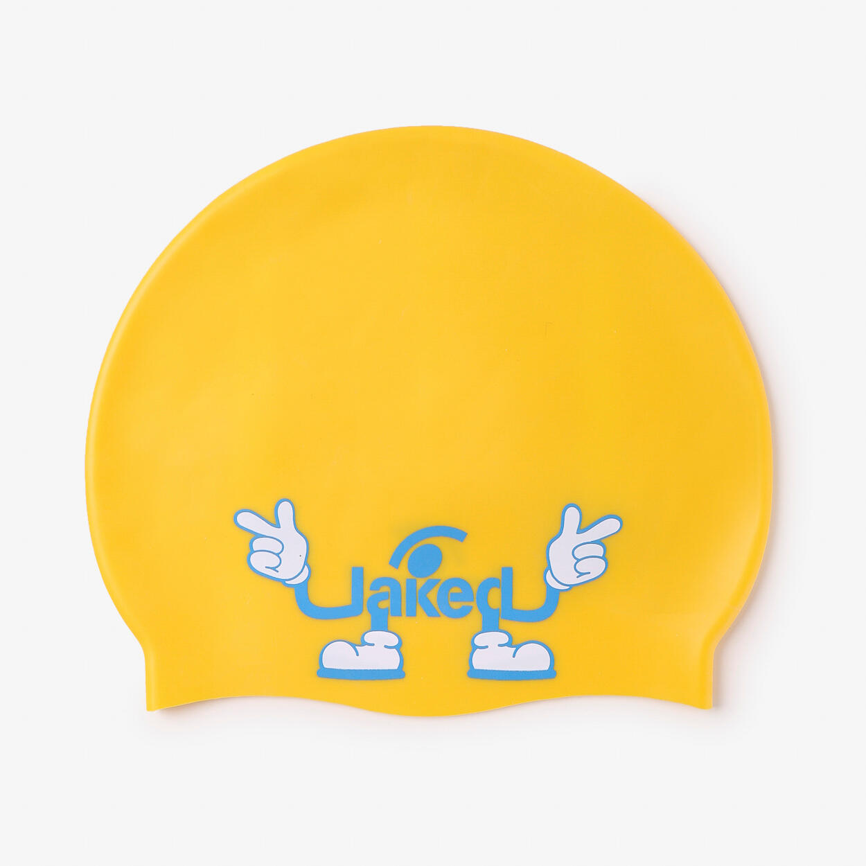 Jaked - Bonnet De Bain Synthétique Jaune Pour Garçons Et Filles - Bonnet De Bain - Jaune - Decathlon