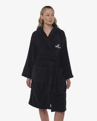 peignoir de fitness en coton noir pour hommes et femmes