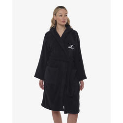 peignoir de fitness en coton noir pour hommes et femmes