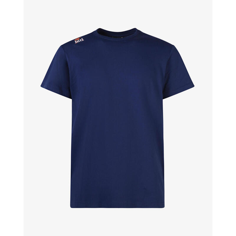 T-shirt de fitness en coton bleu marine pour homme et femme