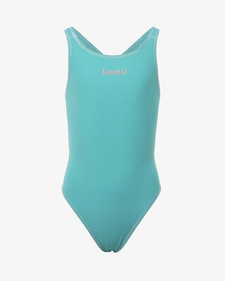 costume da piscina verde acqua da bambina in mat. sintetico da nuoto