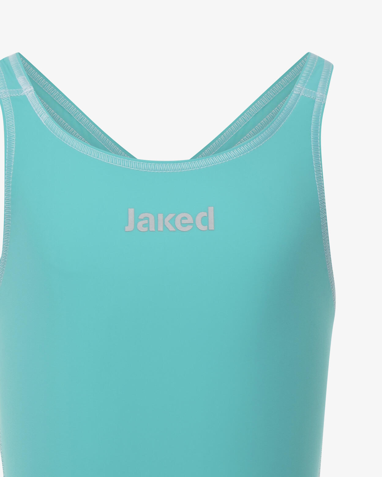Baño maillot vert aqua para niña en matière sintética para la natación 3/4