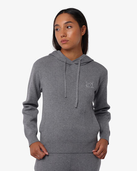 Camiseta deportiva gris sintética para mujer