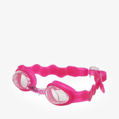 occhialini rosa da ragazzo e ragazza in mat. sintetico da nuoto