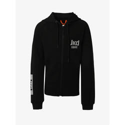 Sweat-shirt bleu marine pour garçon en matière synthétique pour le fitness