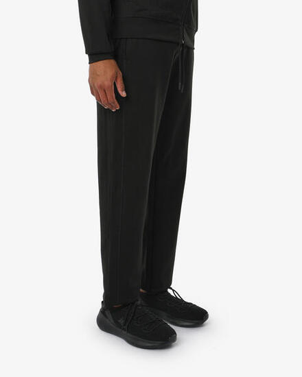 Pantalon de fitness synthétique noir pour homme