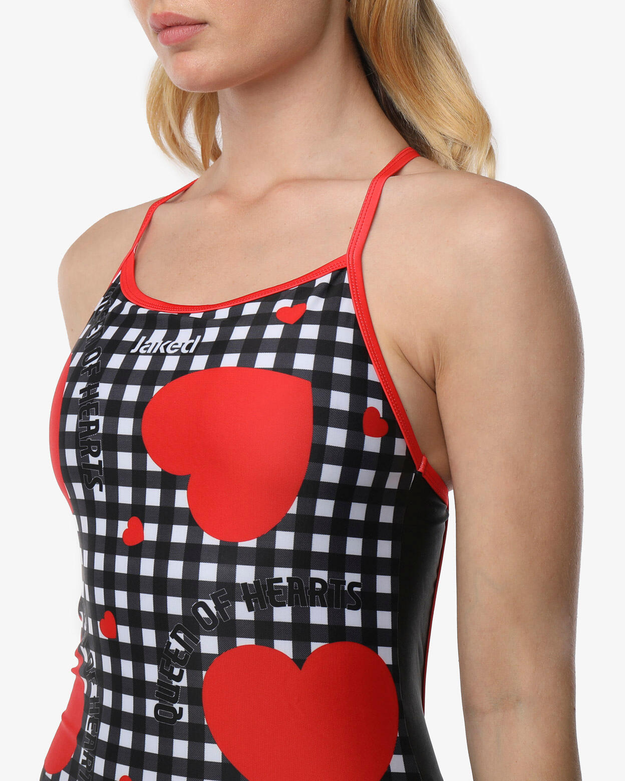 Maillot de baño sintético negro y multicolor para mujer 2/5