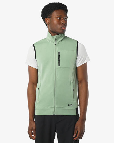 Grünes Fitness-Sweatshirt aus Synthetik für Herren