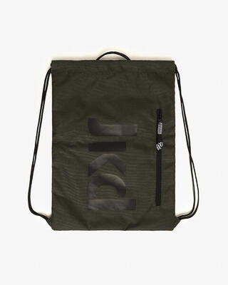 sacca verde mil e nero da uomo e donna in mat. sintetico da fitness