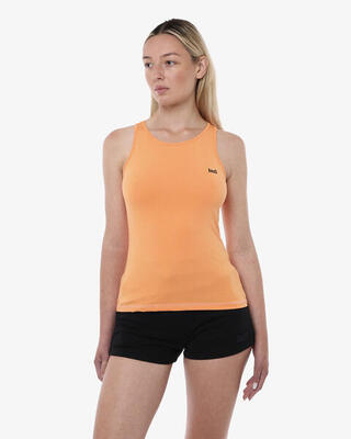 Zwarte katoenen fitness tanktop voor dames