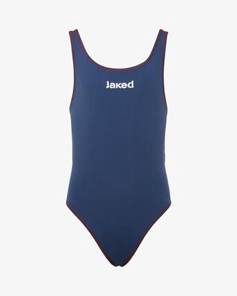 Maillot de bain synthétique fuchsia et blanc pour fille