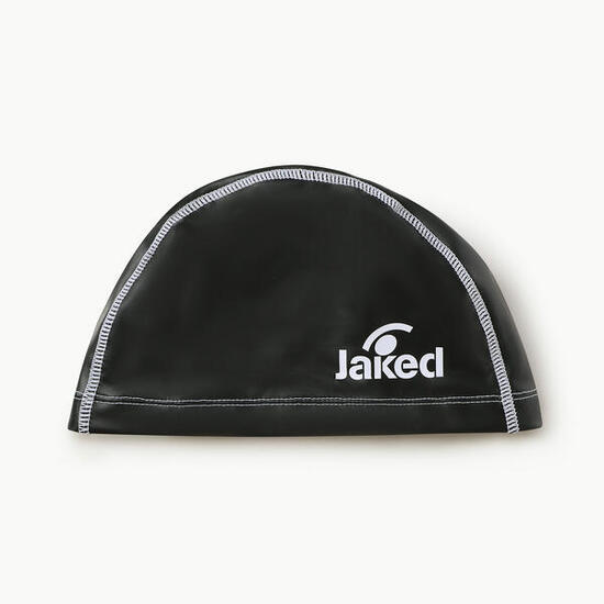 Schwarze Synthetik-Badekappe für Damen und Herren