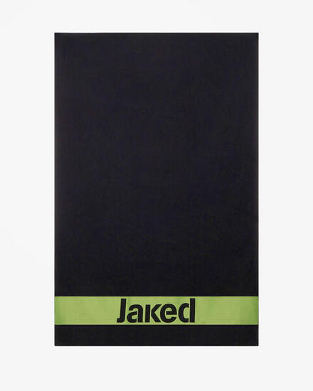 Marineblaues Fitnesshandtuch aus Baumwolle für Damen und Herren