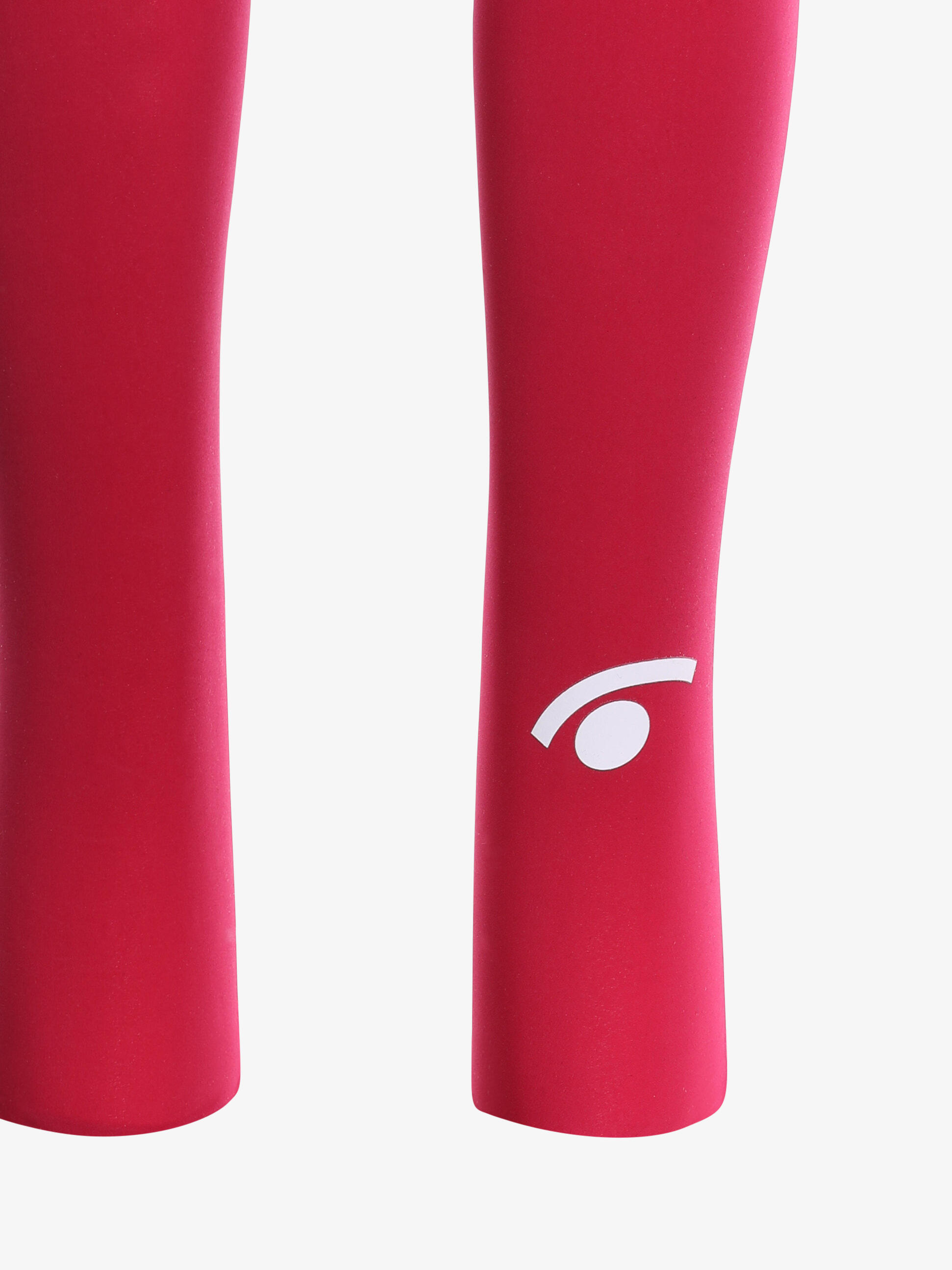 Bañador de mujer color magenta en material sintético para natación. 5/5